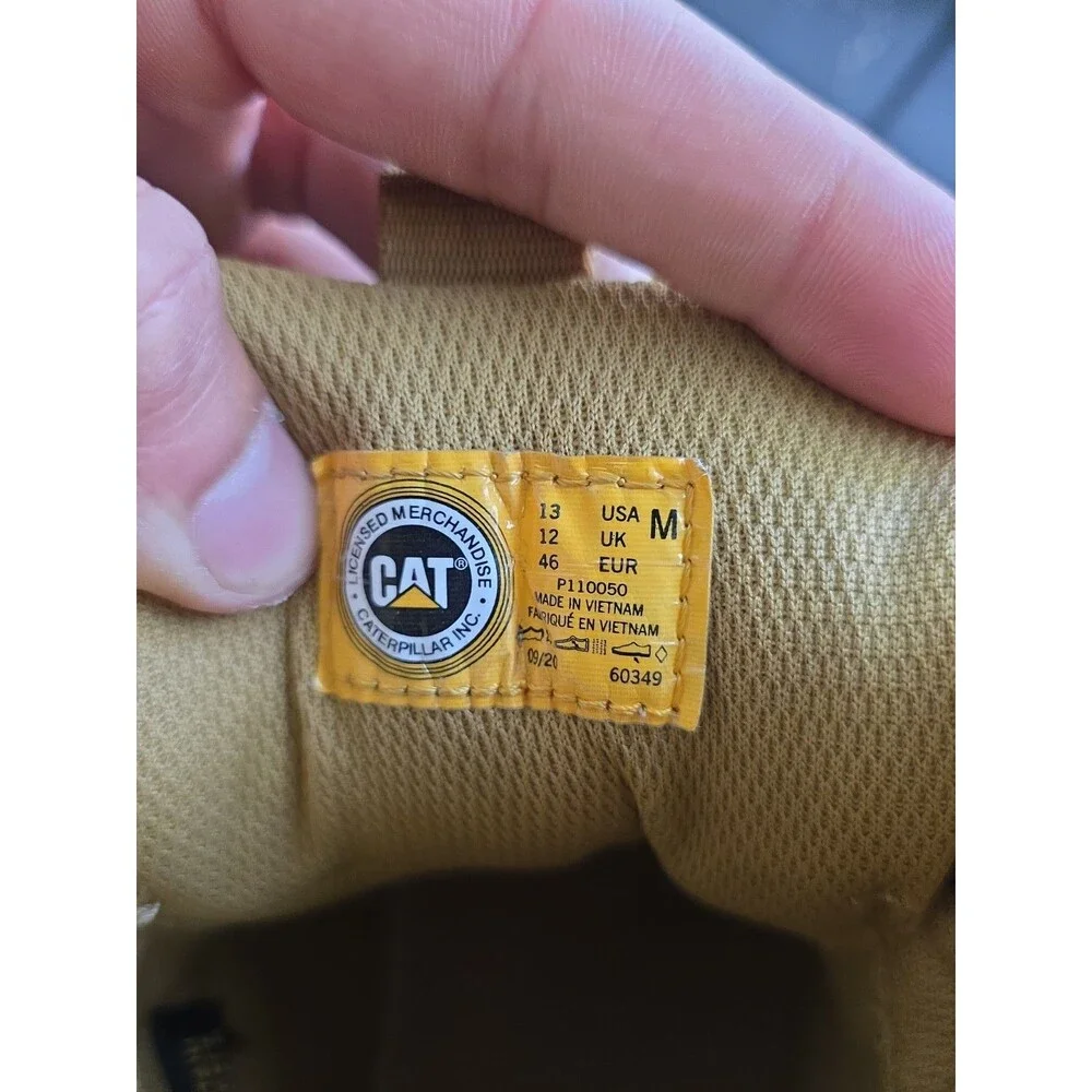 CATerpiller Trespass Men's Tan Work Boots Size 13 Medium Width (D/M) Y2K Style